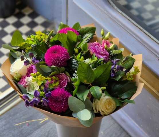 Pinks, Purples and Whites Handtied